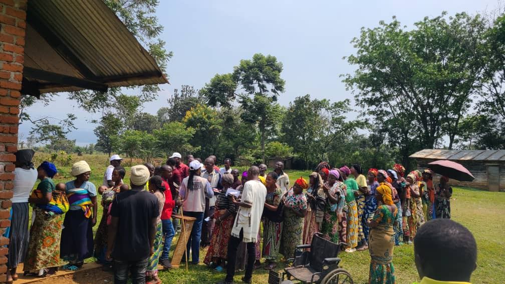 Communauté vulnérable du Sud-Kivu lors d'une activité AFEV